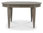 Monroe Silver Grey 4-6 Seater Dining Table & 4 Monroe Silver Grey Upholstered Chairs in Slate Grey Fabric by Bentley Designs | Style Our Home