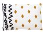 Textured Ethnic Mustard/Black Crewel Stitch O by Malini | Style Our Home