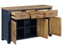Splash of Blue - Sideboard 3 Door / 4 Drawer by Baumhaus | Style Our Home