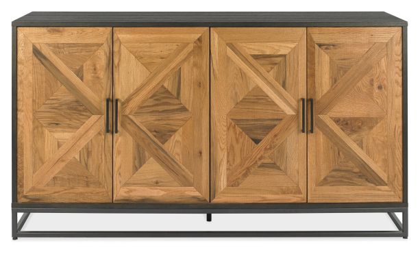 Indus Rustic Oak & Peppercorn Wide Sideboard | Bentley Designs | Sideboard | Style Our Home