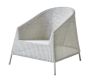Kingston White Grey Lounge Chair by Cane-line | Style Our Home 