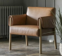 Carden Brown Leather Armchair by Gallery Living | Style Our Home