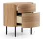 Lantine Bedside Table - Ash Oak By Tommy Franks | Style Our Home