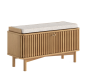 Soho Natural Hallway Bench by Condell/Global Home Group | Style Our Home