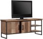Beam No.2 Small TV Stand, 2 Doors, 2 Open Racks