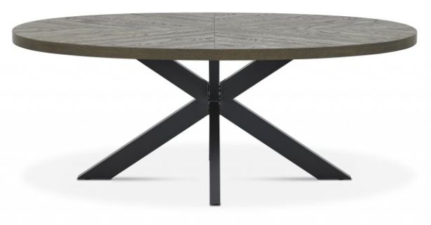 Ellipse Fumed Oak 6 Seater Dining Table by Bentley Designs | Style Our Home