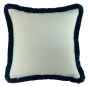 Slub With Heavy Navy Fringe by Malini | Style Our Home