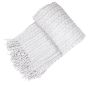 Grey Barley Twist Throw W. Tassels by Malini | Style Our Home