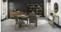Marque Rustic Oak Upholstered Chair - Dark Grey Fabric (Pair) - Style Our Home