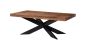 Hoxton Wooden Coffee Table With Metal Cross Legs