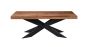 Hoxton Wooden Coffee Table With Metal Cross Legs by Indus Valley