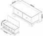 Hampstead Soft Grey & Pale Oak Blanket Box