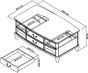 Bordeaux Chalk Oak Coffee Table - Style Our Home