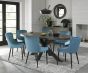 Ellipse Fumed Oak 6 Seater Dining Table by Bentley Designs | Style Our Home