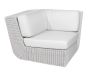 Savannah White Corner Module - White Natté by Cane-line | Style Our Home