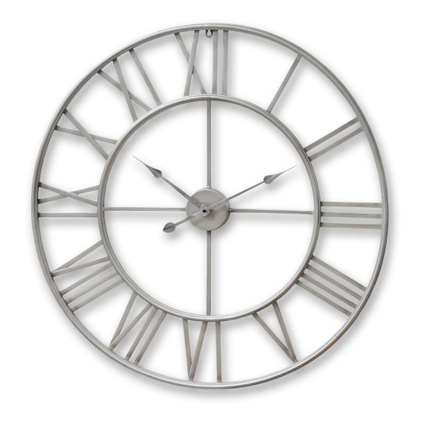 Large Silver Skeleton Wall Clock by Hill Interiors | Style Our Home