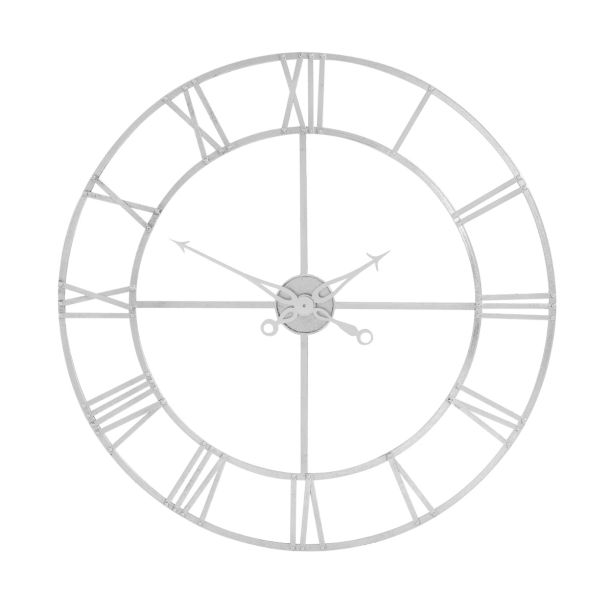 Large Silver Foil Skeleton Wall Clock by Hill Interiors | Style Our Home