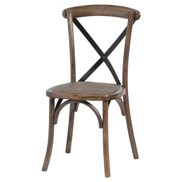 Cross Back Dining Chair (2pk)