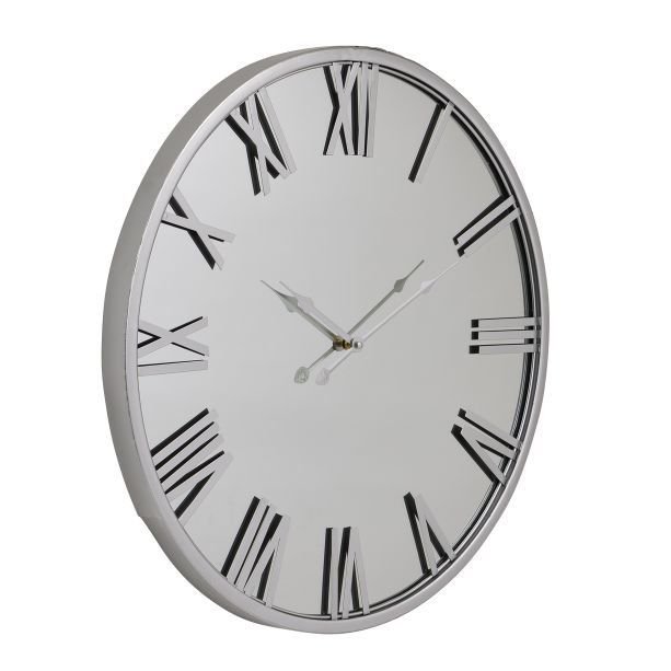 Mayer Mirrored Wall Clock by Hill Interiors | Style Our Home