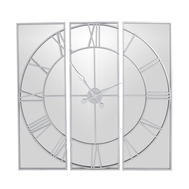 Celina Mirrored Wall Clock by Hill Interiors | Style Our Home