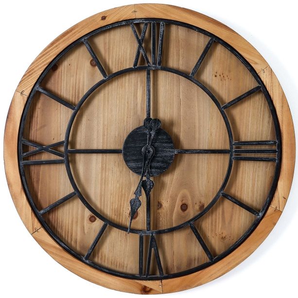 Williston Large Wooden Wall Clock by Hill Interiors | Style Our Home