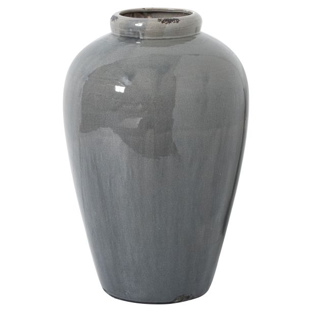 Garda Grey Glazed Tall Juniper Vase by Hill Interiors | Style Our Home  