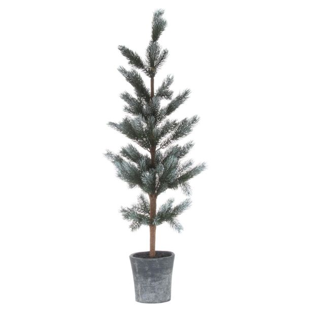 Christmas Fir Tree in Stone Pot by Hill Interiors | Style Our Home