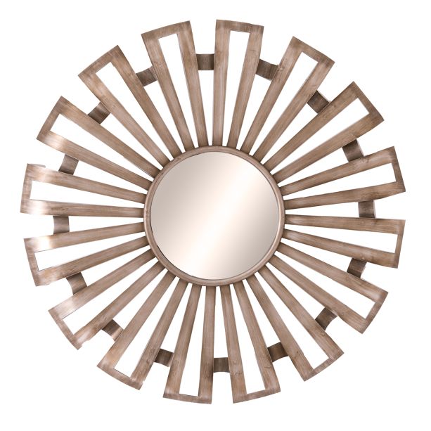 Evi Antique Silver Sunburst Mirror by Hill Interiors | Style Our Home  