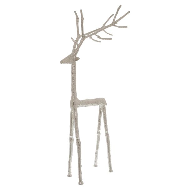 Large Silver Standing Stag Ornament by Hill Interiors | Style Our Home  