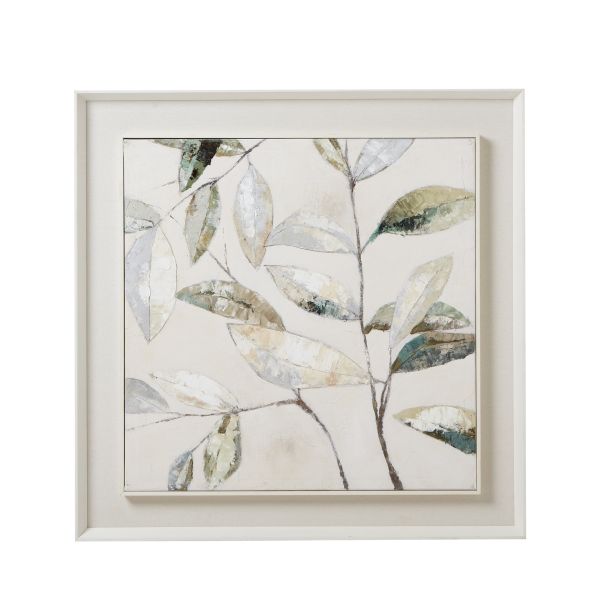 Dolce Dapple Leaf Framed Painting On Canvas by Hill Interiors | Style Our Home  