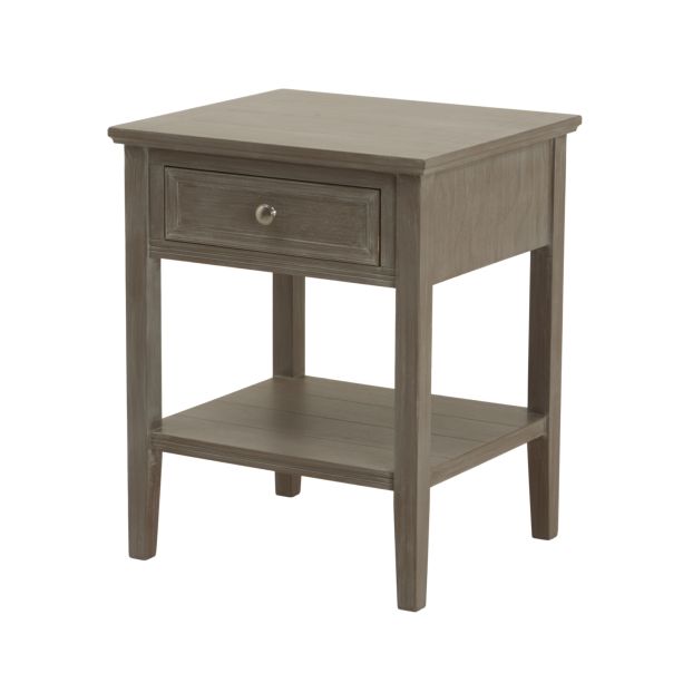 The Serene Collection One Drawer Side Table by Hill Interiors | Style Our Home  