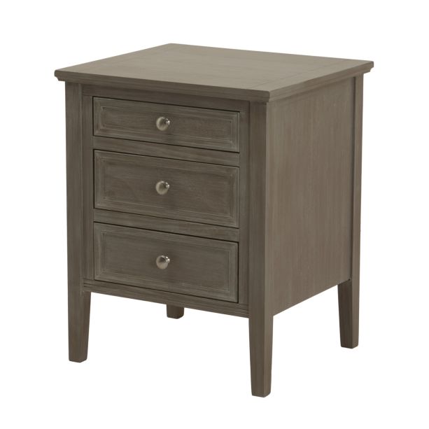 The Serene Collection Three Drawer Bedside Table by Hill Interiors | Style Our Home  