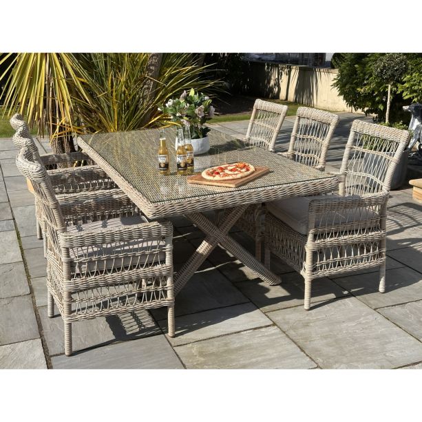Provence Collection Outdoor 6 Seater Dining Set by Hill Interiors | Style Our Home  