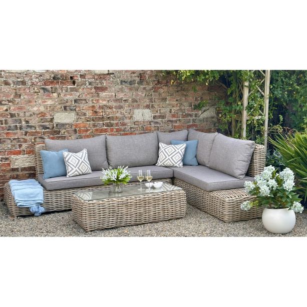 Amalfi Collection Outdoor Large Corner Set by Hill Interiors | Style Our Home  