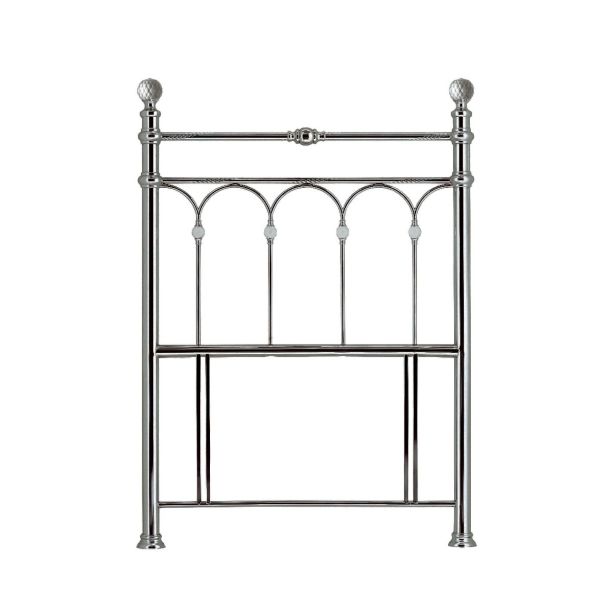 Krystal Antique Nickel 3' Single Headboard - Style Our Home 