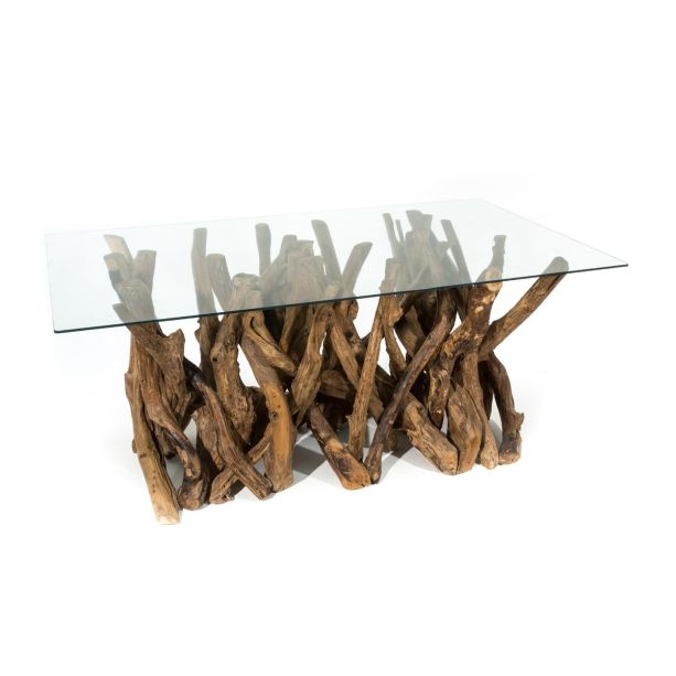Layla Branchwood Rectangular Dining Table 180cm (2 boxes) by Monologue | Style Our Home
