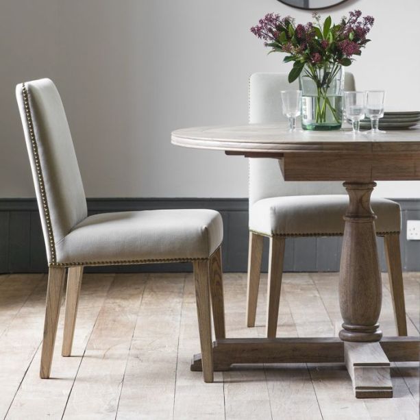 Rex Dining Chair - Cement Linen (a pair) - Style Our Home