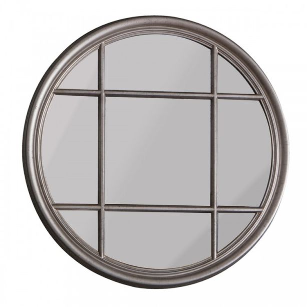 Eccleston Round Mirror Silve - Style Our Home