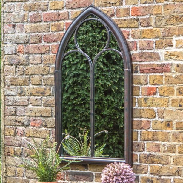 Monica Outdoor Mirror Noir by Gallery Direct | Style Our Home