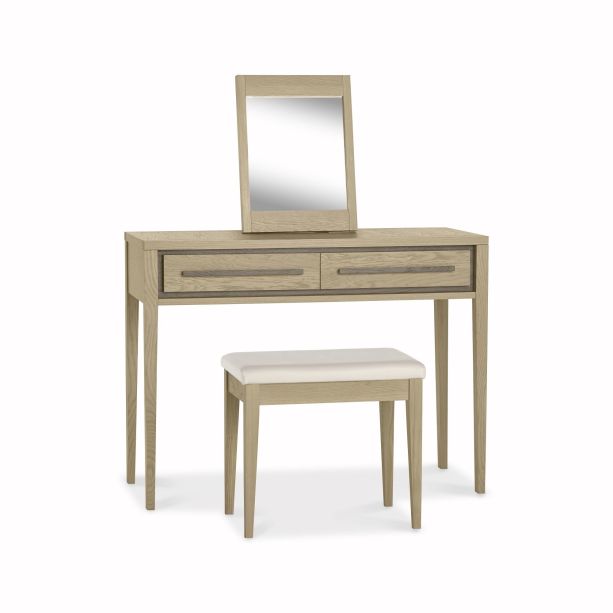 Rimini Aged & Weathered Oak Dressing Table - Style Our Home