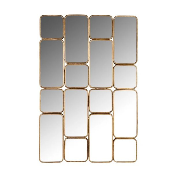 Mirror Birche with 16 mirrors (Gold) by  Richmond Interiors | Style Our Home