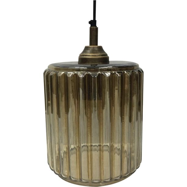 Urban Copper Lustre Glass Pendant 36 cm height E27 60W by Libra Designs | Style Our Home
