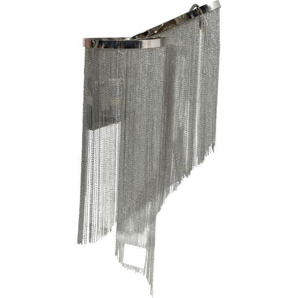 Niagara Silver Chain 3 Bulb Wall Lamp By Libra | Style Our Home
