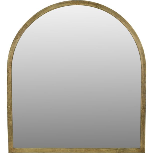 Arched Window Large Mirror in Brass Finish By Libra | Style Our Home