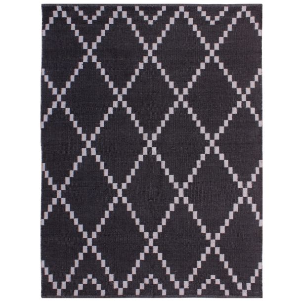 Laridel Jacquard Woven Charcoal & Ivory 160x230cm Rug By Libra | Style Our Home