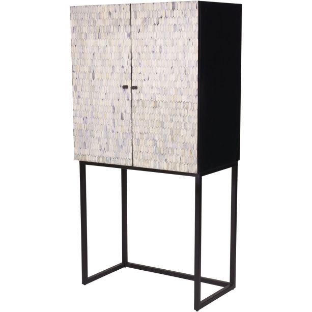 Bone Inlay Purple Bar Cabinet by Ora Designs | Style Our Home