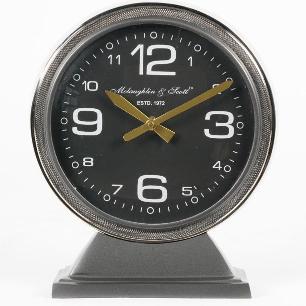Aviation Mantel Clock Small 15cm by Libra Designs | Style Our Home
