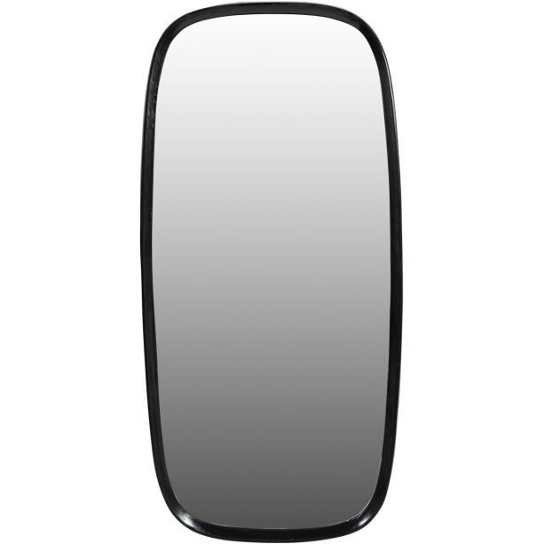 Lin Dark Graphite Textured Aluminium Mirror Slim by Ora Designs | Style Our Home