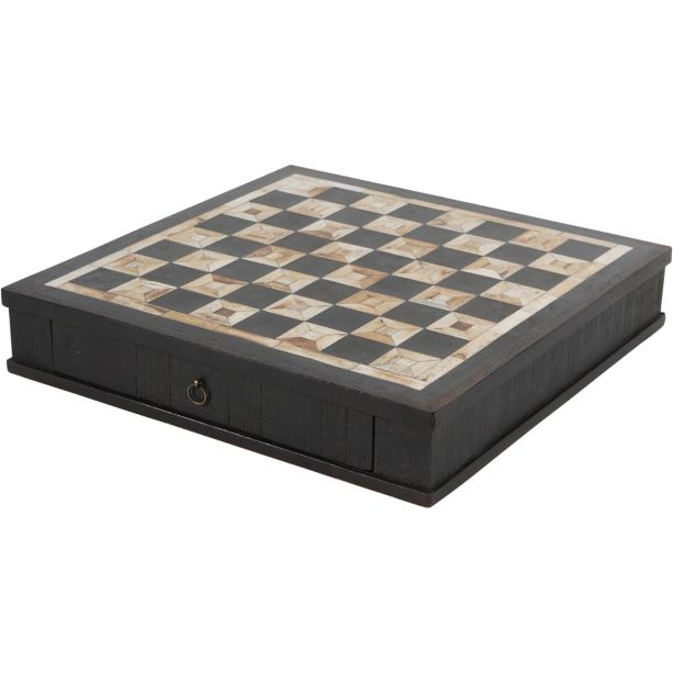 Heritage Luxury Chess Set with Drawer by Libra Designs | Style Our Home
