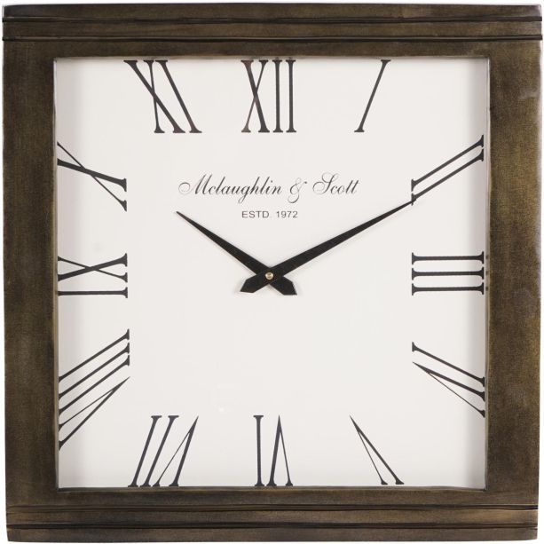 Hornchurch Antique Finish Wall Clock 38cm by Libra Designs | Style Our Home
